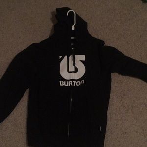 Burton zip up hoodie